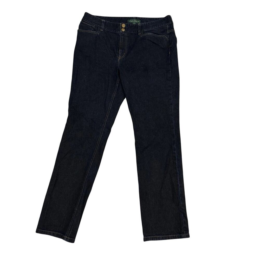 Lauren Jeans Co Nolita Bootcut Jeans Women 12 Dark Wash